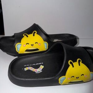 Squishmallows Black and Yellow Slippers